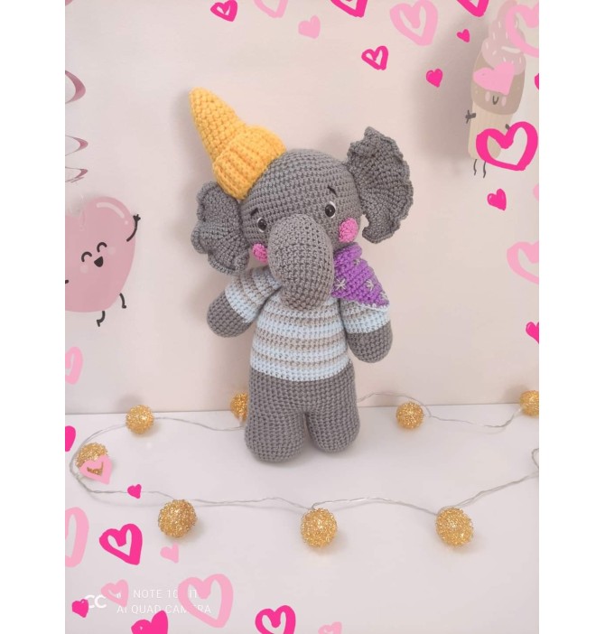 Amigurumi Elefantin