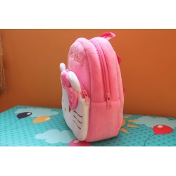 Mochila Kitty Rosado y Blanco Pequeña